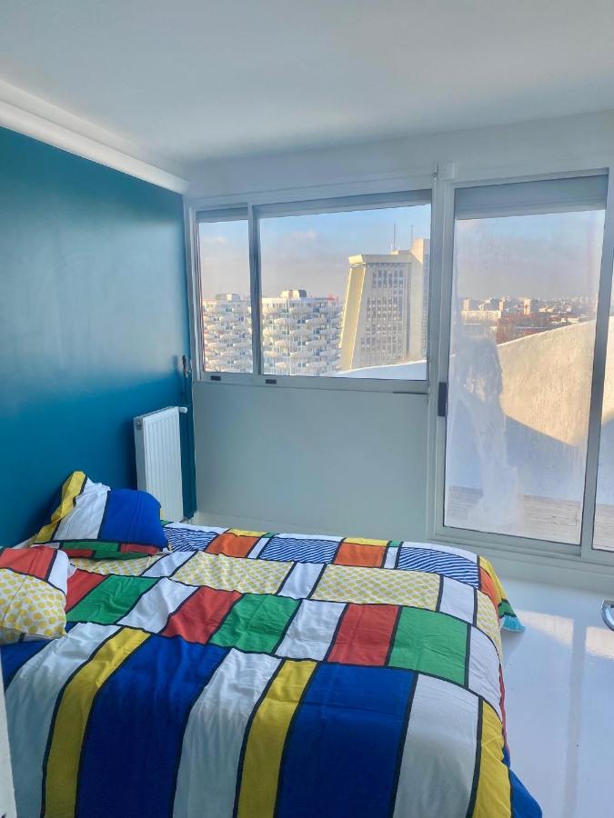 Créteil 14Eme Et Der Etage "Arty" Avec 2 Chambres Et Vue Panoramique ! מראה חיצוני תמונה